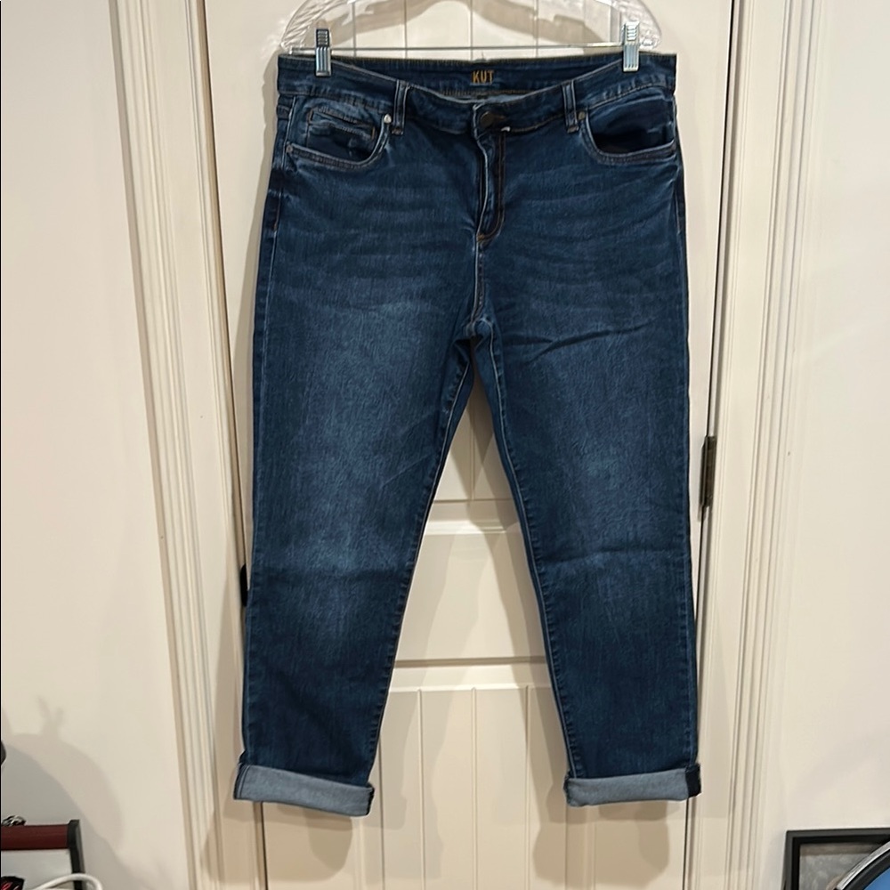 Kut from the Kloth Boyfriend Blue Denim Jeans